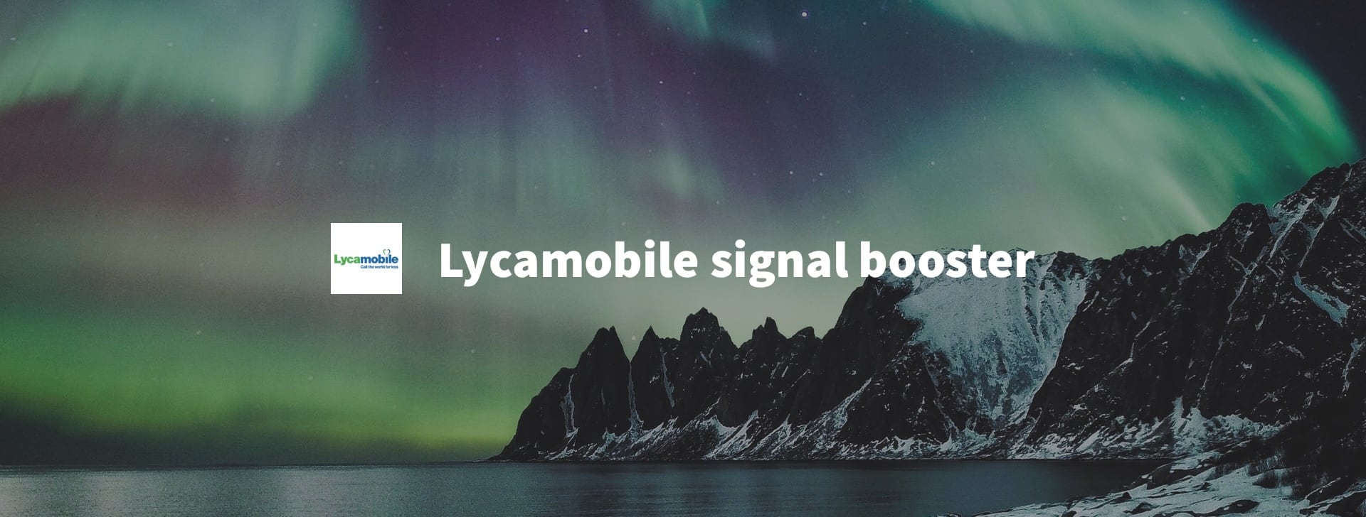 Lycamobile mobile signal