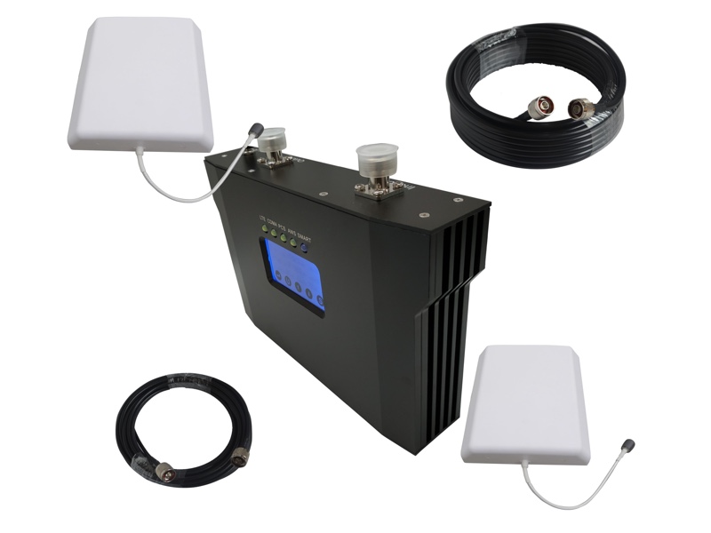 amplificador de cobertura 4g 3g gsm nikrans ns-12k-voz, 3g & 4g pro