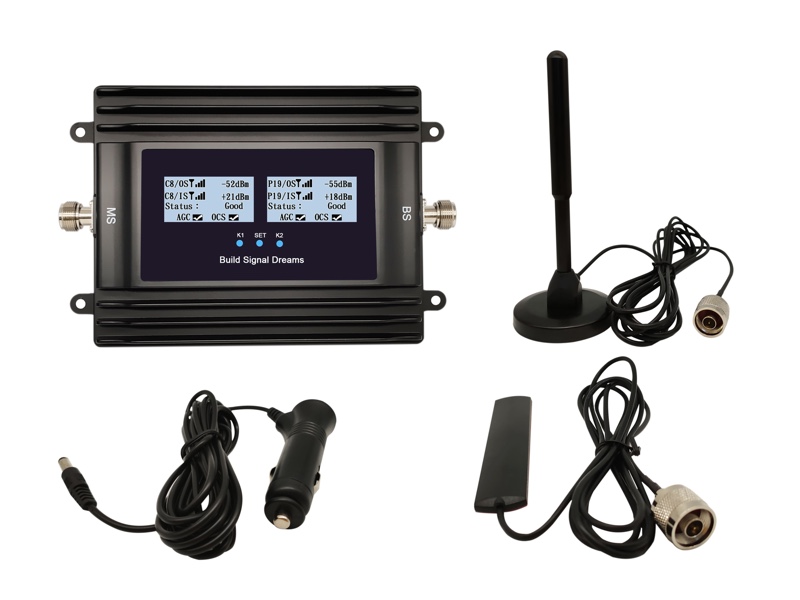 cell phone signal booster for car bd-drive-voice, 3g & 4g pro 